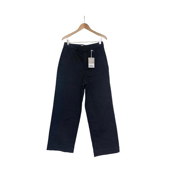 Everlane The Organic Wide-Leg Pant in Black 00 NWT - Picture 5 of 10